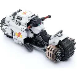 Joy Toy Warhammer 40k Fahrzeug 1/18 White Scars Raider-pattern Combat Bike 22 cm