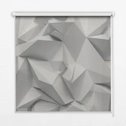 INNENROLLO - Fensterrollo - Rollo - 100x100 cm - 3D-Papierwand