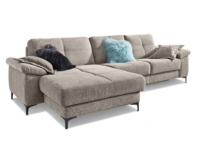 Ecksofa ROMINA 162 x 296 cm Famous stone