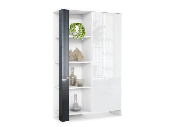 HIGHBOARD Canto Schwarz Hochglanz