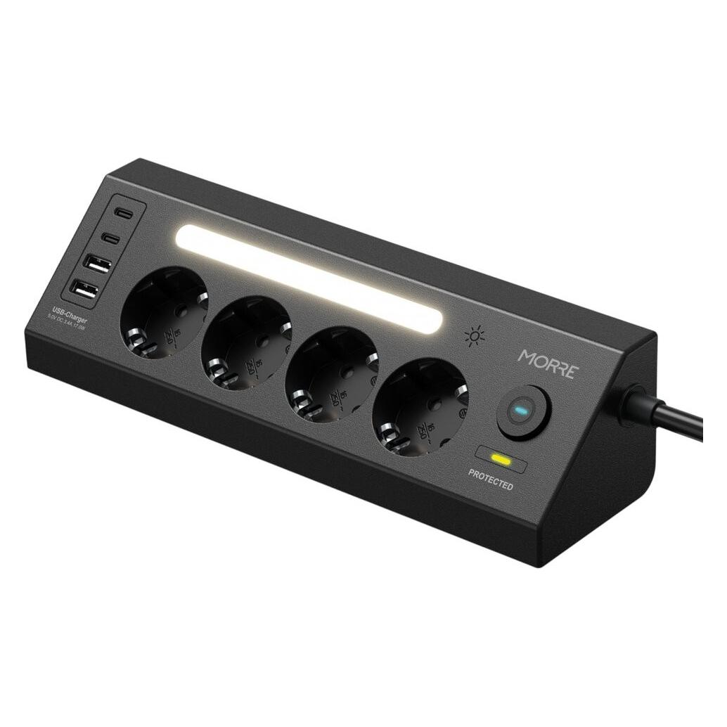Tiross Eckleiste 4G 2m 2xUSB-C 2xUSB-A MORRE M411 (2 m) (OTHER)