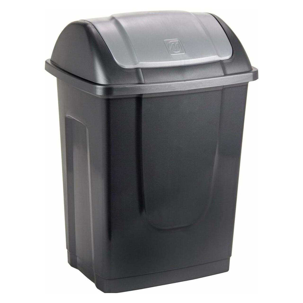 Mondex Mülltonne Wiederverwerteter Kunststoff 10 L Anthrazit (10 l) (62440284)