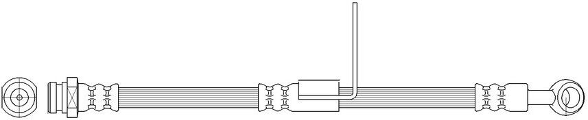 K&K FT0427 Brake hose