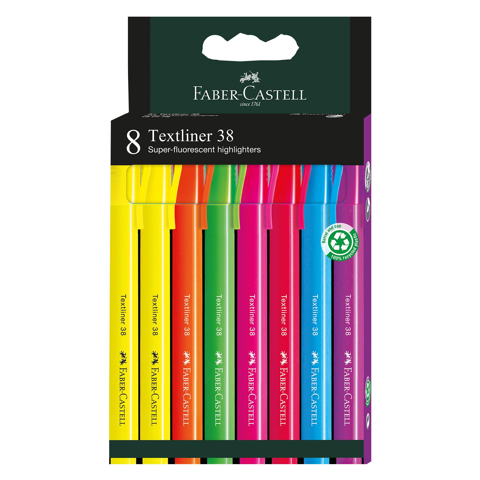Faber-Castell Textliner 38 8er Kartonetui (8x) (157778)