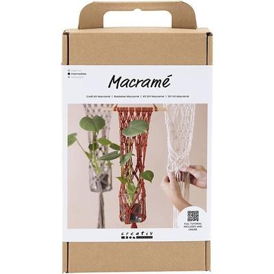 Creativ Company DIY Sets Macramé Kreativ Set Macramé, Blumenaufhänger, Kreativ Box