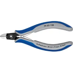 KNIPEX Präzisions-Elektronik-Seitenschneider 125mm brüniert 79 02 125