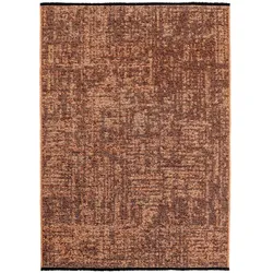 Teppich Wohnzimmer Einfarbig Pflegeleicht Waschbar Schlafzimmer OEKO-TEX Kupfer 140x200 cm Schadstoffgeprüft – TITLIS von Kadima Design
