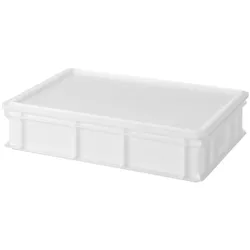 AmerBox, Pizza Zubehör, Pizzateig-Box 600x400,, Profi Line, Weiss, 600x400x(H)130mm, Rechteckig