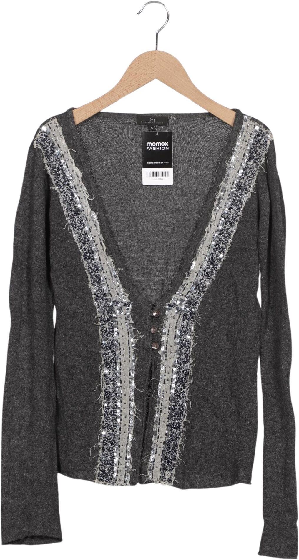 Day Birger et Mikkelsen Damen Strickjacke, Grau, Gr. S, Schurwolle / Angorawolle / Synthetik - Second Hand