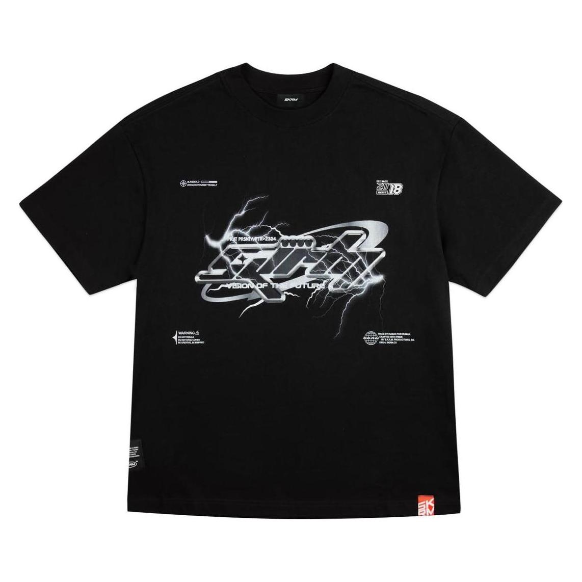 Skinarma T-Shirt Bolt XL czarny/black (XL) (SKSLTEE-BOLT-BLK-XL)
