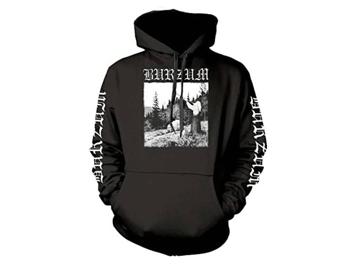 Burzum Heren Filosofem 2 Hooded Sweatshirt Zwart, Kleding Heren