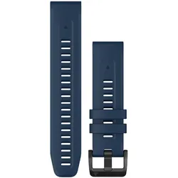 Garmin Quickfit-Armbänder (22 mm) Silikon Kapitänsblau - blau / ONE SIZE