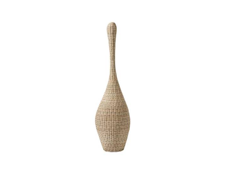 GERVASONI lampadaire BOLLA (M - Rotin)