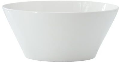 Gibson Home Great Essentials 9.4 Inch Round Fine Ceramic Meal Bowl in White
