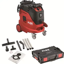 Flex Sicherheitssauger VCE 44 M AC inkl. Reinigungsset, L-Boxx + 5 Filtersäcke