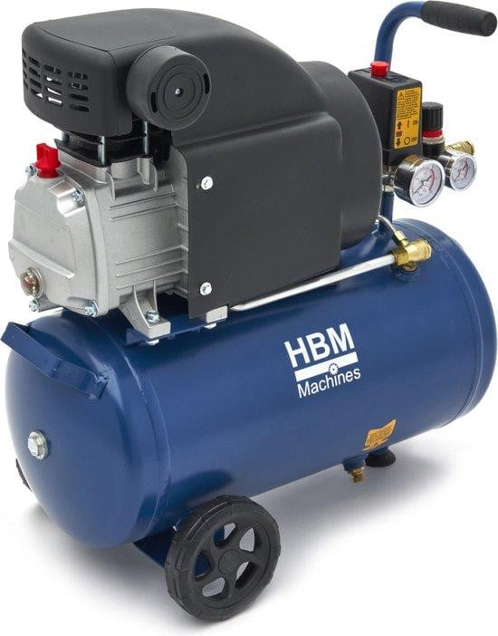 HBM Compressor met 24 liter reservoir en 158 liter per minuut
