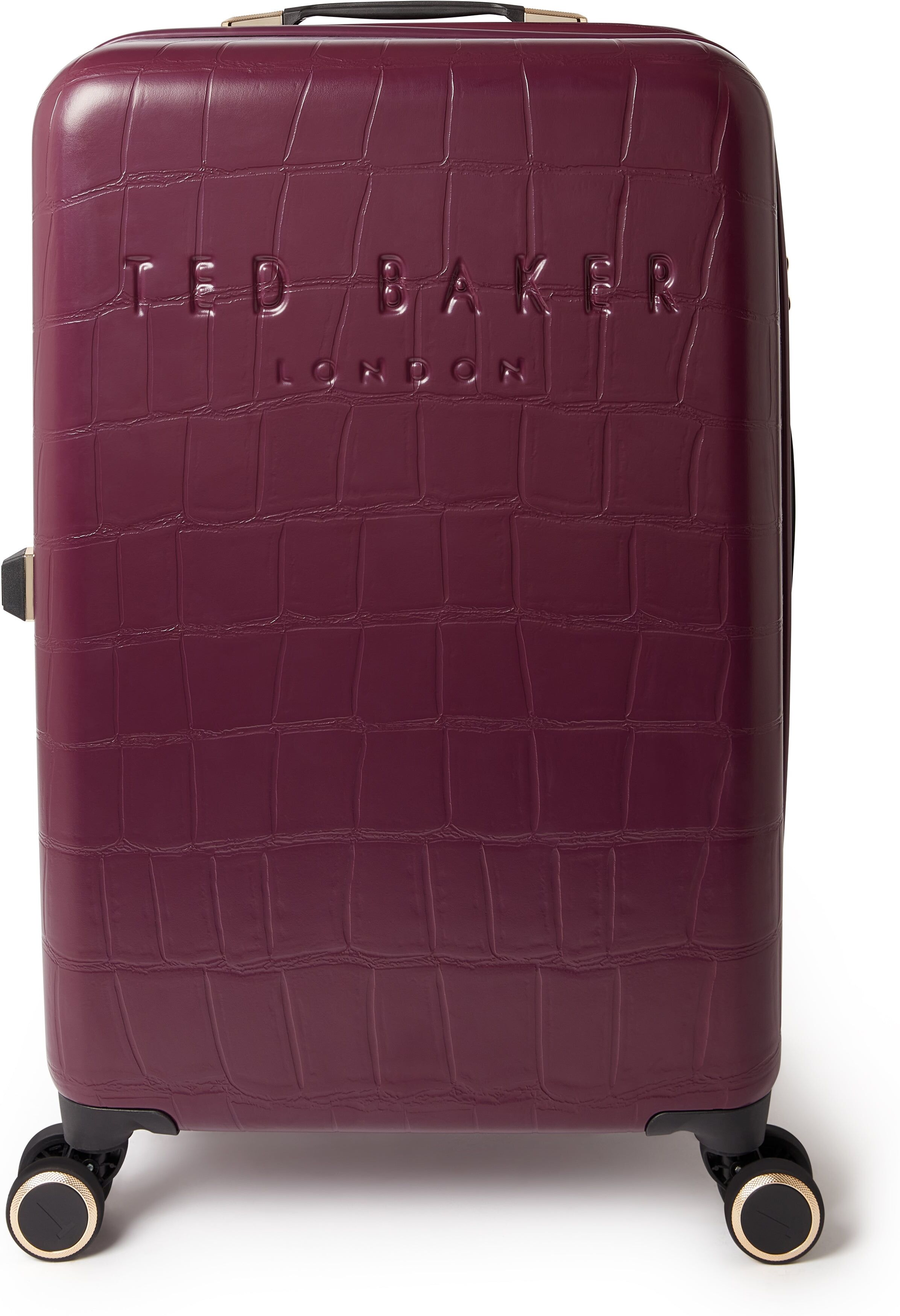 Ted Baker Icon Case 68cm 4-Wheel Medium Suitcase - Plum