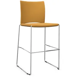 Profim Ariz 570CV Barhocker, Kufengestell, Sitz und Rückenlehne gepolstert frei konfigurierbar