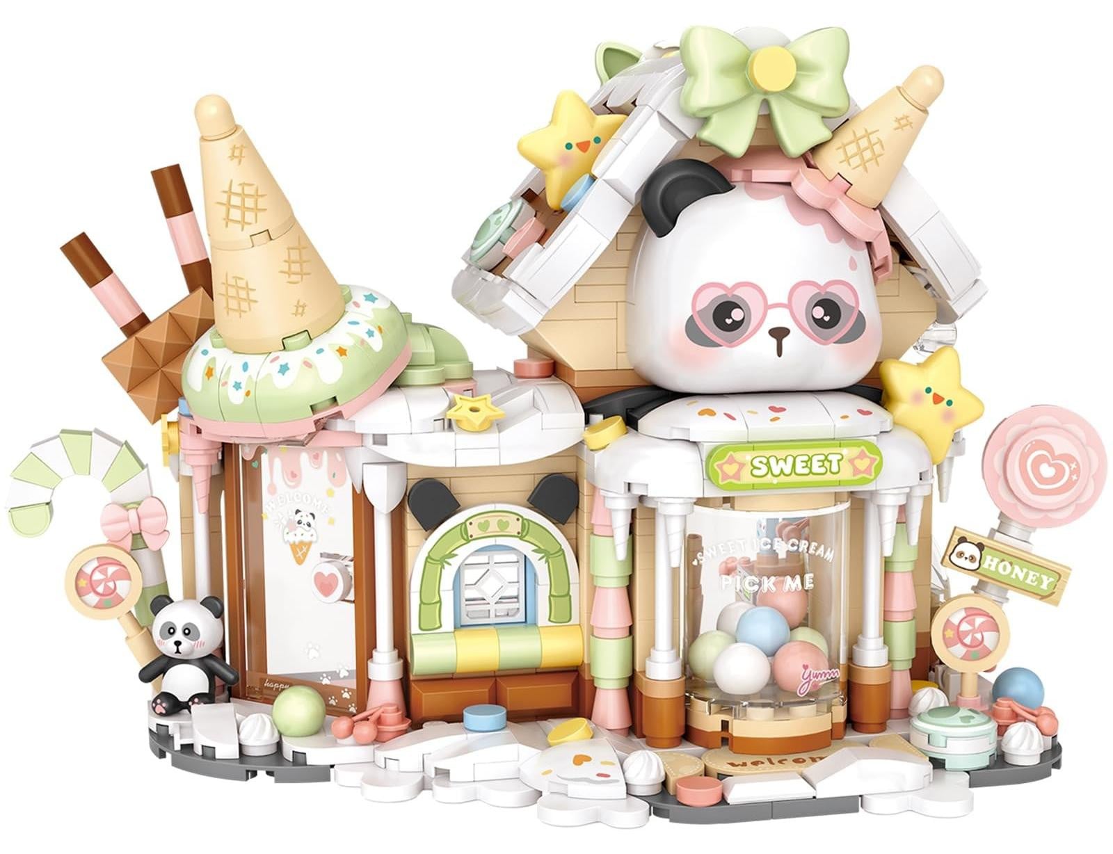 Solidchoice Panda IJsjes Winkel Bouwstenen Set voor Kinderen