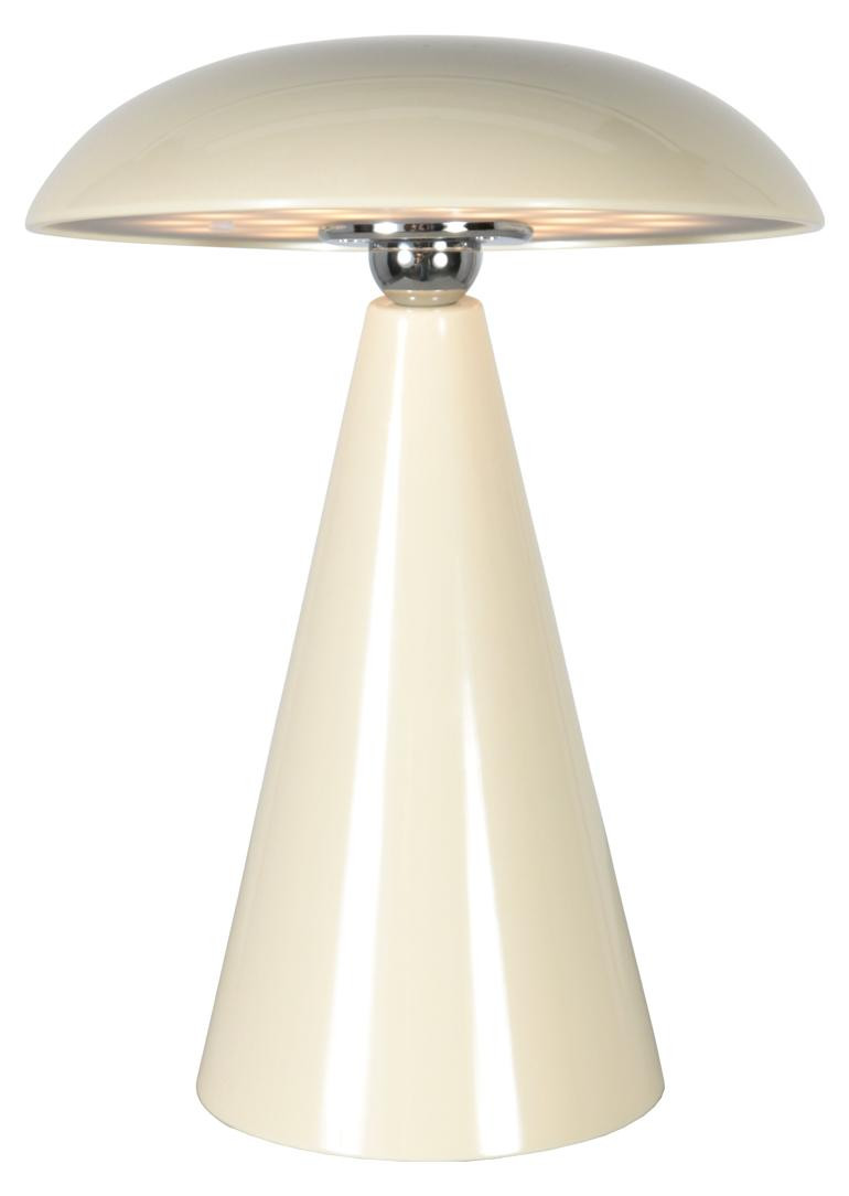 Steinhauer Oplaadbare tafellamp Mush crème