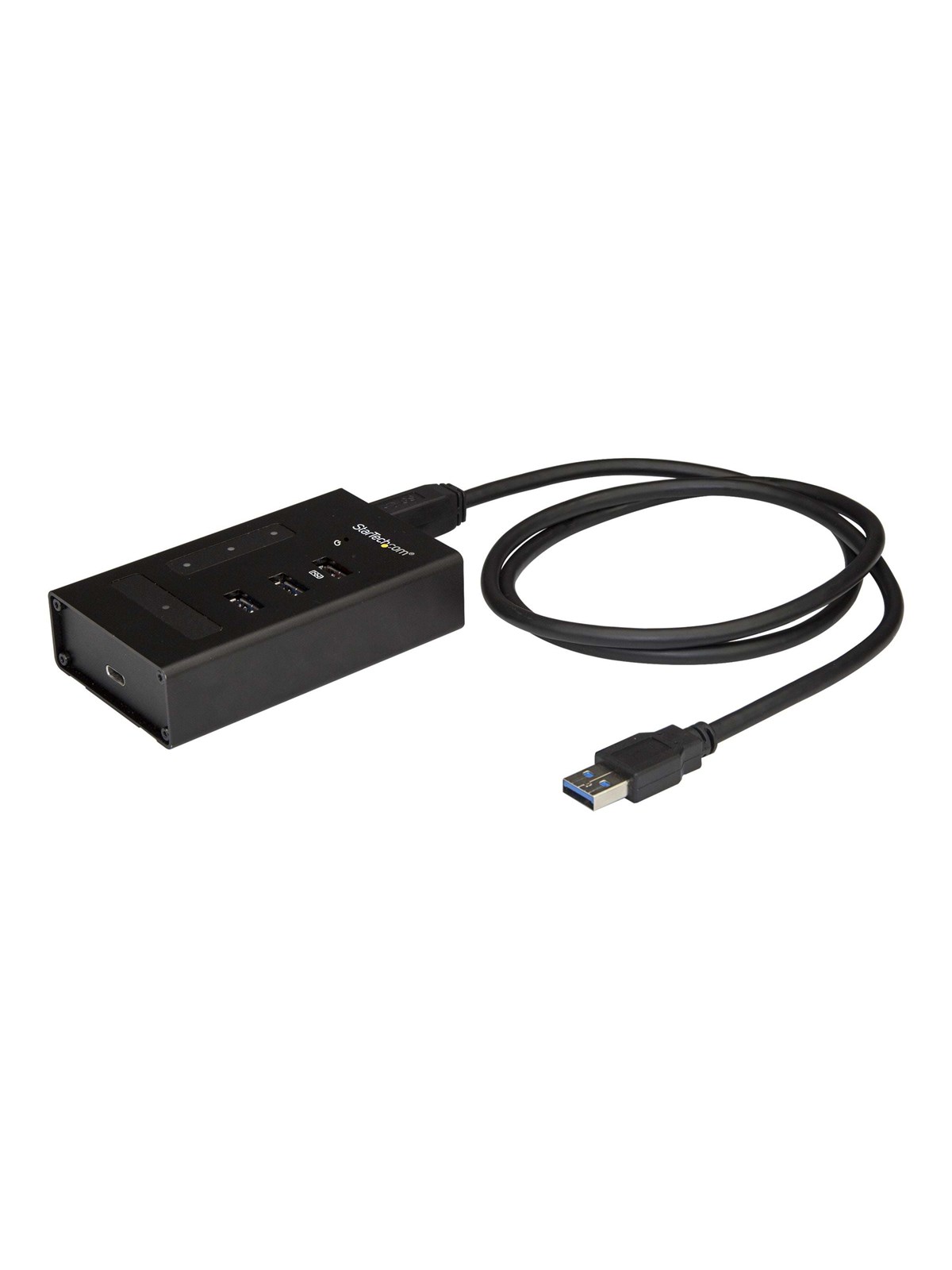 StarTech.com USB Hub Metal 4 Port USB-Hubs - USB 3.0 - 4 - Schwarz