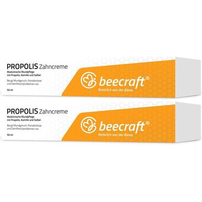 Beecraft Propolis Zahncrem x2 2x50 ml Zahncreme