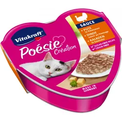 Vitakraft Poésie® Création + Pute in Käsesauce 85g
