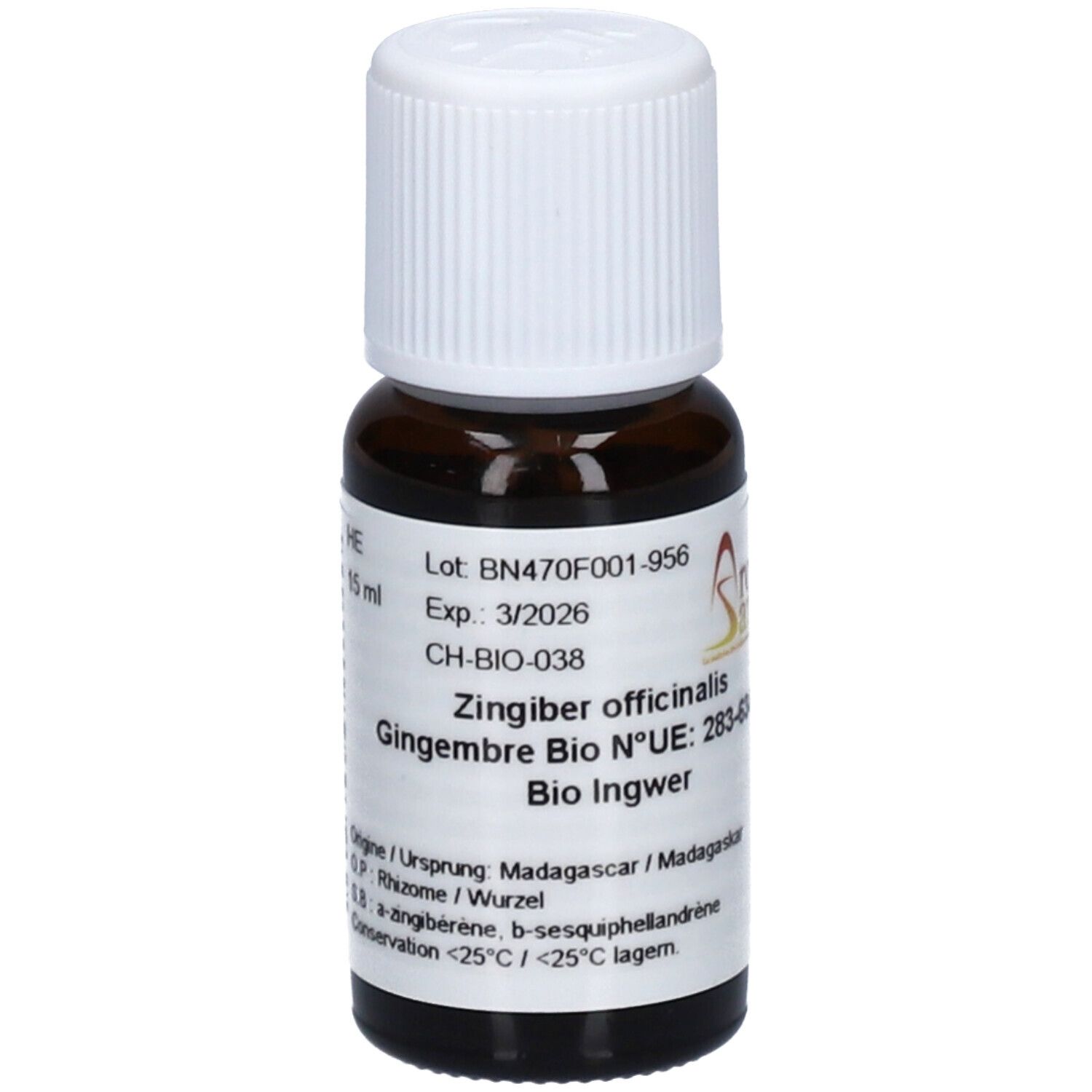 Aromasan Ingwer Äth/Öl Bio 15 ml Ätherisches Öl