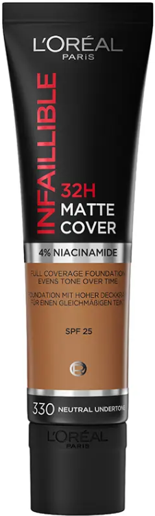 L'Oréal Paris Infaillible 32H Matte Cover Makeup Base 330 Hazelnut