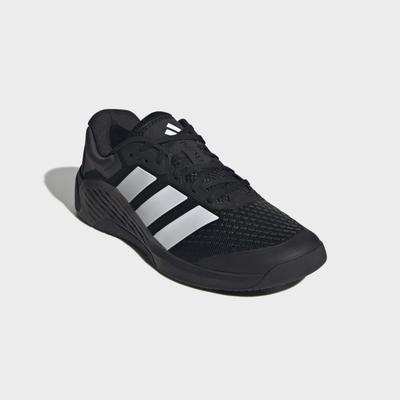 Trainingsschuh ADIDAS PERFORMANCE "DROPSET 4", Herren, Gr. 44,5, core schwarz, ftwr weiß, lucid rot, Synthetik, Textil, Schuhe, für besseren Halt beim Gewichtstraining