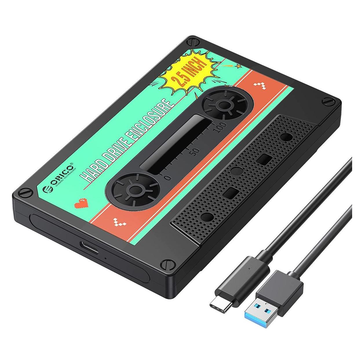Orico 2,5" USB-C-Kassette (2.5") (2580C3-V1-BK-EP)
