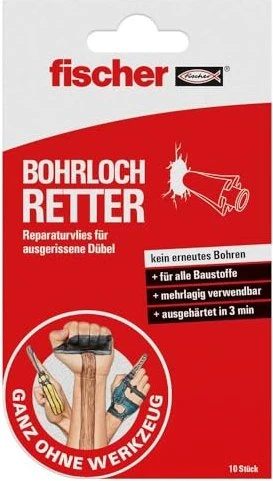 Fischer GOW Bohrlochretter, 10 Stück (hellgrau)