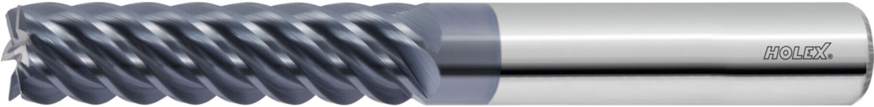 HOLEX Vhm-Fräser 5 mm Länge 70 mm Exzentrischer Hinterschliff (203612 5)
