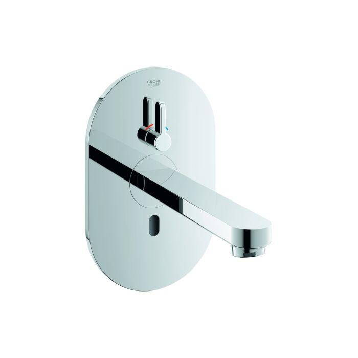 hansgrohe Axor Citterio E Fertigmontageset 36412000 2-Loch-Wannenrandarmatur, mit Thermostat, chrom