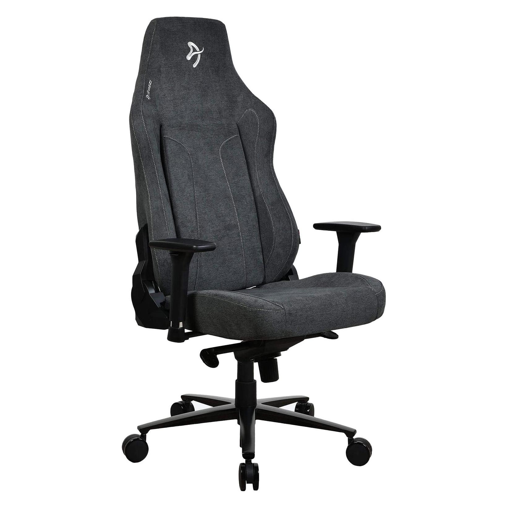Arozzi Vernazza XL - Chaise Gaming en tissu souple - Gris Sombre (VERNAZZA-XL-SFB-DG)