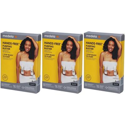 Medela hands-free pumping bustier L schwarz x3 3x1 St