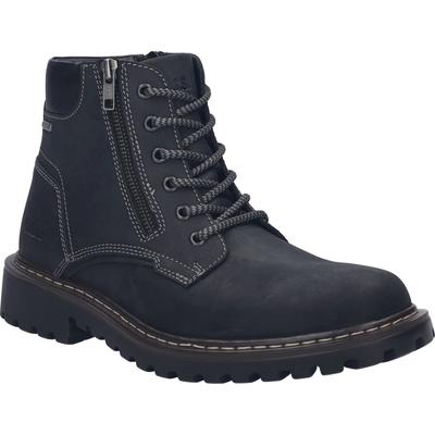 Stiefelette JOSEF SEIBEL "Chance 67, schwarz", Damen, Gr. 41, schwarz, Obermaterial: 100% Rindsleder Leather cow., Schuhe Stiefelette