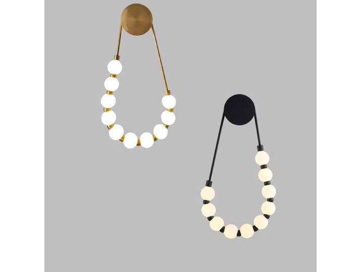 Lampe murale créative, lampe collier, lampe de décoration d'ambiance, lampe murale moderne et simple pour chambre à coucher, lampe murale de chevet, salon