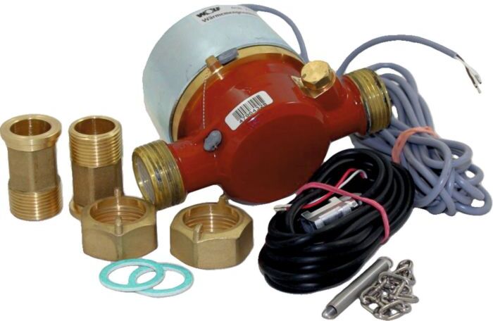 Wolf Sm1-2 Wärmemengenzähler-Set 2744610 Qn 2,5/5 cbm/h, für Solar
