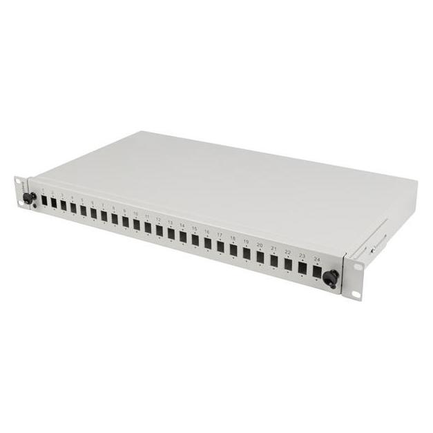 Lanberg Fiber patch panel 24XSCSX/12XLC (FOP1-24SS-LDS)