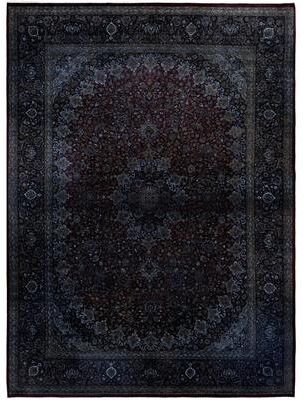 Overton "Overdyed One-of-a-Kind Hand-Knotted Area Rug - Red - 11' 3"" x 14' 10"""