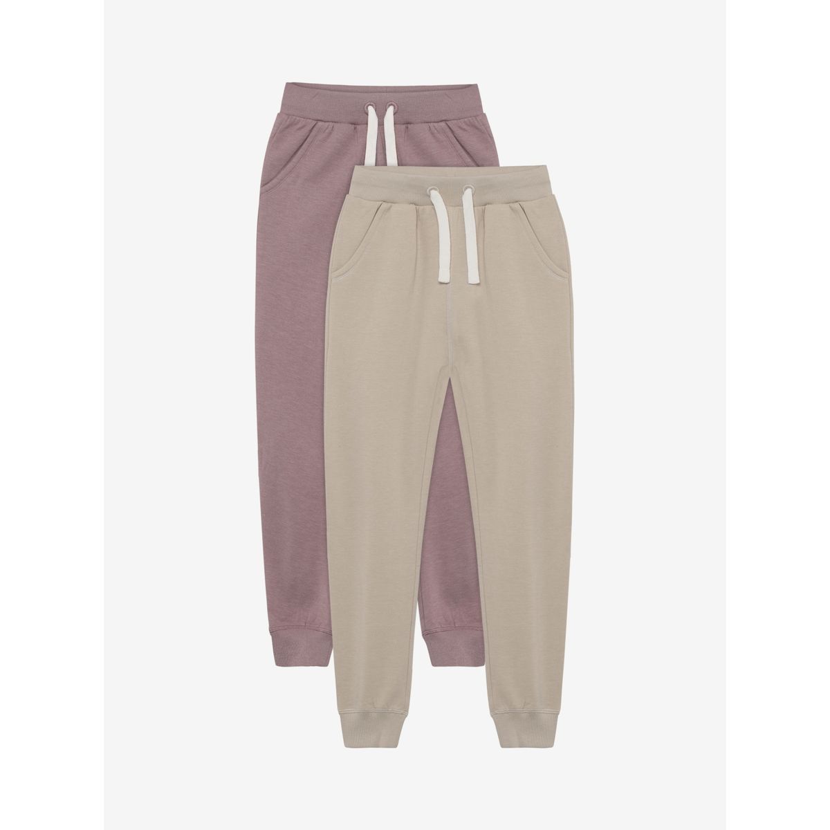 Minymo Basic 37 -sweat Pant (2-pack) elderberry (6700) 128 3937-6700-128