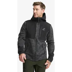 Wander Pro Wool Hoodie Herren Anthracite, Größe:S - Herren > Oberteile > Fleece & Midlayers - Grau
