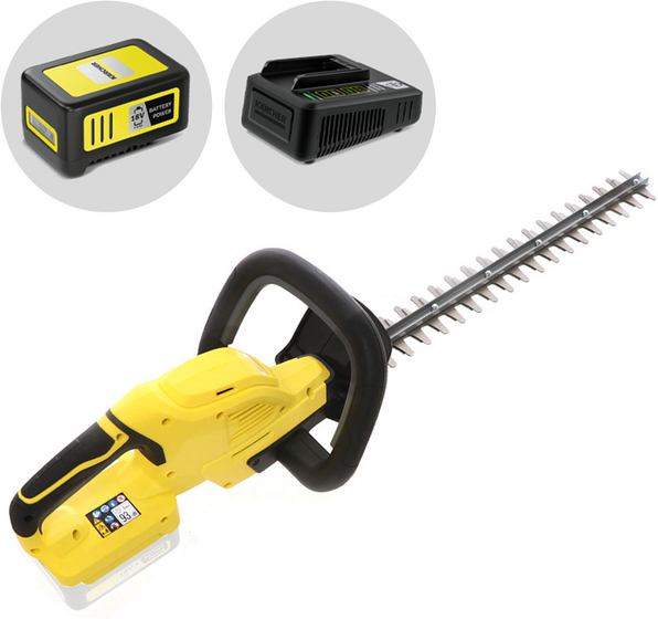 Karcher Kärcher HGE 18-45 - Akku-Heckenschere 18V/5Ah - Schnittlänge 45 cm