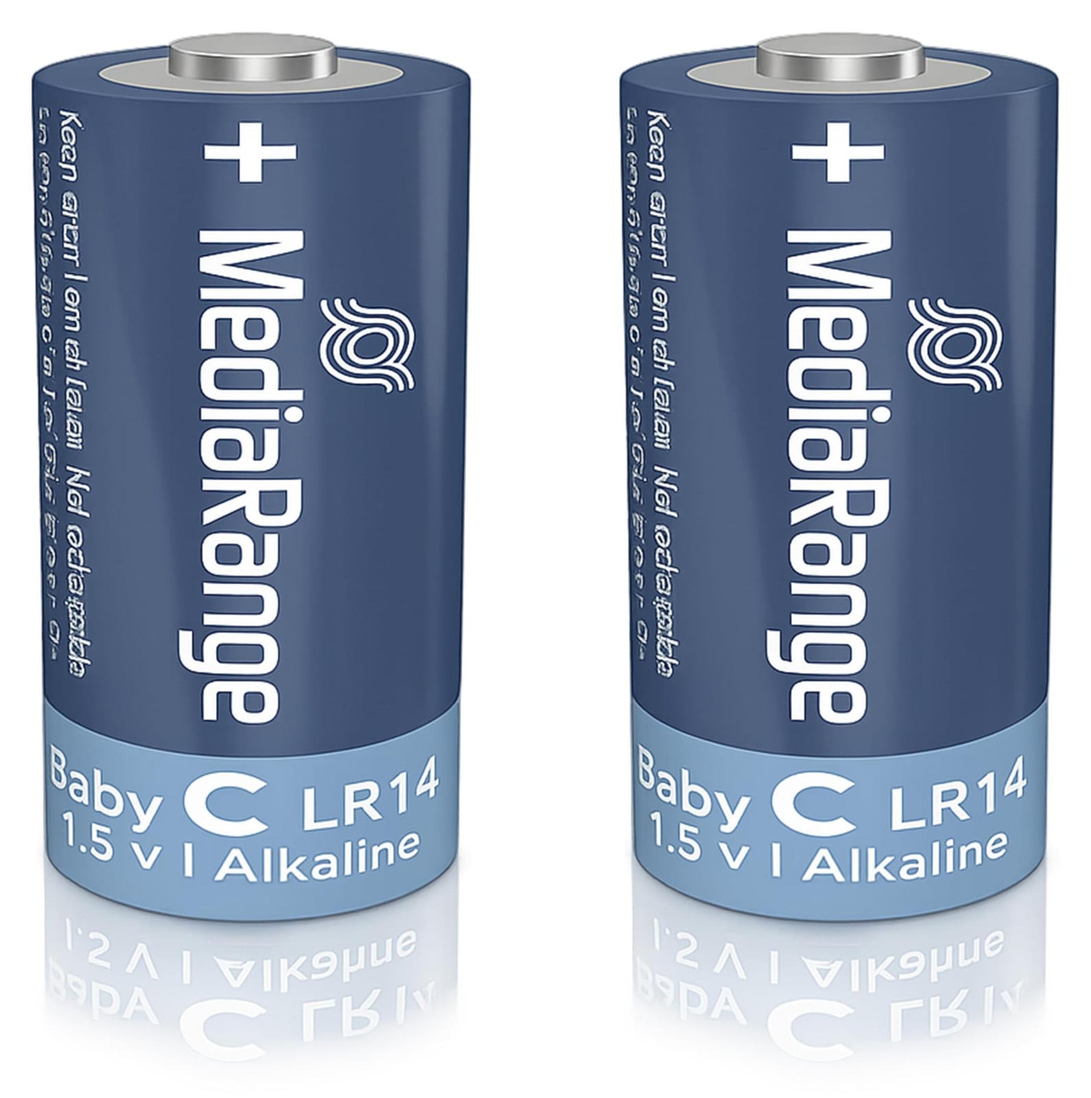 MediaRange Batterij Type C 1,5V R14 Premium Middenklasse, 2 stuks