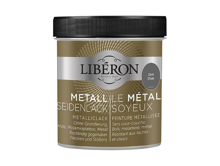 Liberon Metall-Effekt Seidenmatt Zinn 500 ml