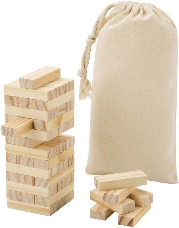 Jeu de tour empilable Jumble en bois naturel