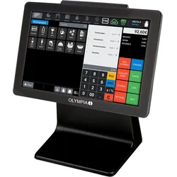 OLYMPIA Registrierkasse inkl. eingebautem Scanner TS10 schwarz