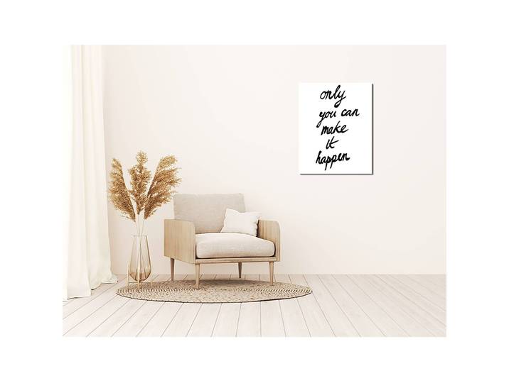 Tableau déco Only You Alu-Dibond Multicolore 40 x 50cm