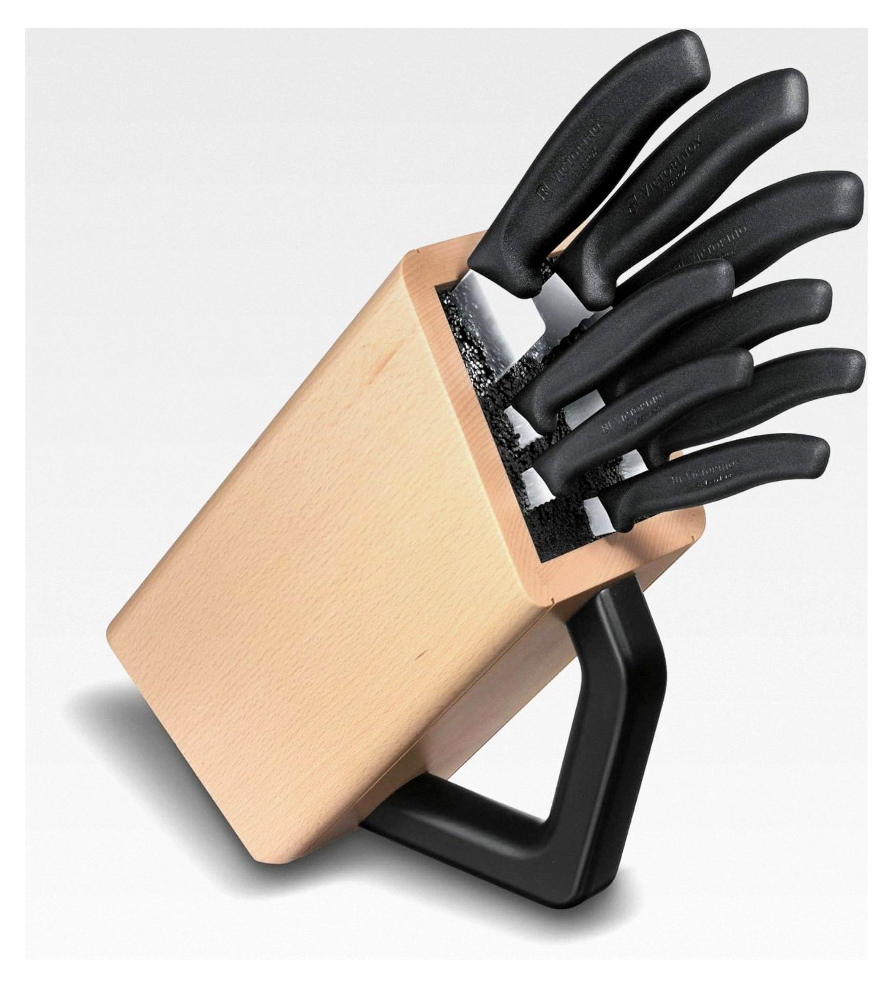 Messerblock Swiss Classic, 8-teilig, Aufbewahrungslösung aus Holz, elegantes Design